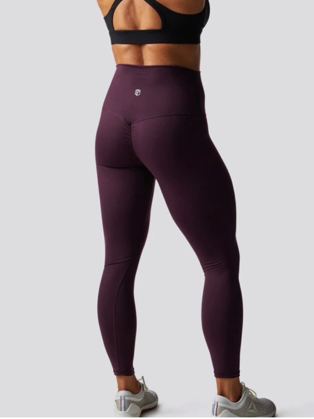 High-Waist Plum Active Leggings